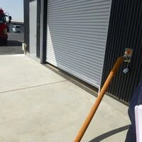 画像1450：避難器具避難ハッチ交換後