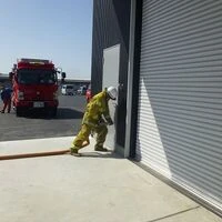 画像1451：避難器具避難ハッチ交換後