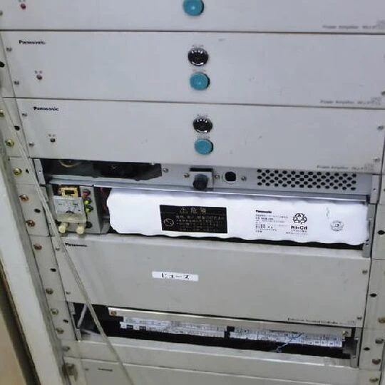 画像1477：非常放送設備アンプバッテリー交換後